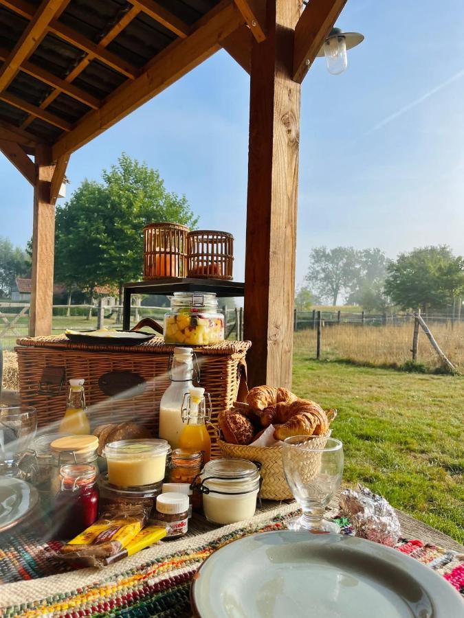 Comfort Tipi Marie, Tipi Bo Deluxe & Tent Nicolai - 'Glamping In Stijl' Lembeke Exterior photo