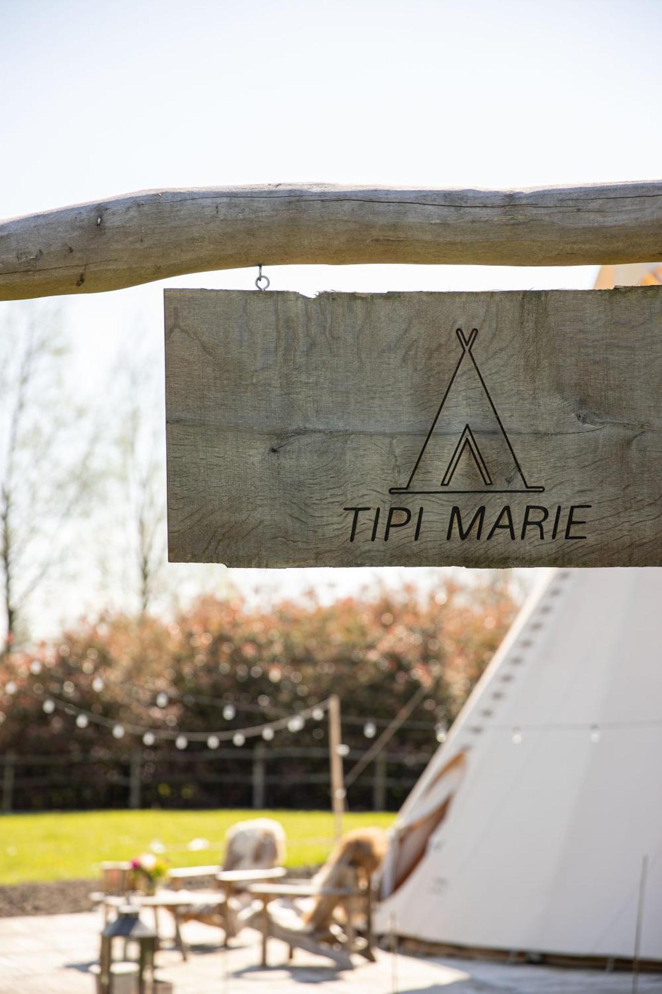 Comfort Tipi Marie, Tipi Bo Deluxe & Tent Nicolai - 'Glamping In Stijl' Lembeke Exterior photo